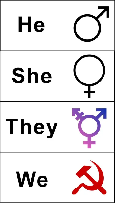 He She They We Symbols