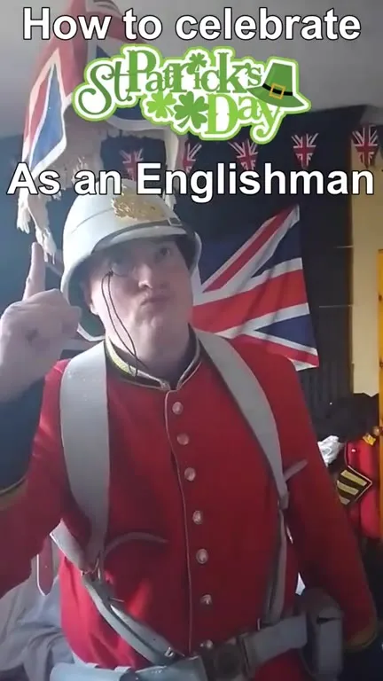 Englishman Celebrates St Patrick’s Day
