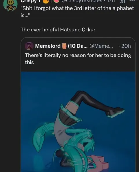 Hatsune C-ku знает третью букву