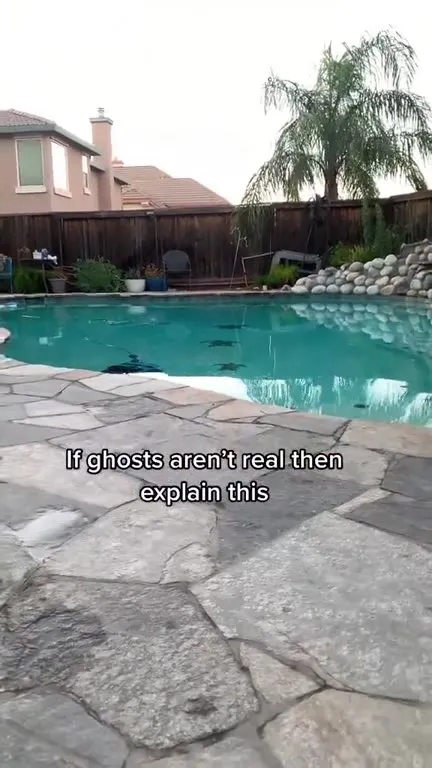 Ghost Crosses the Pool