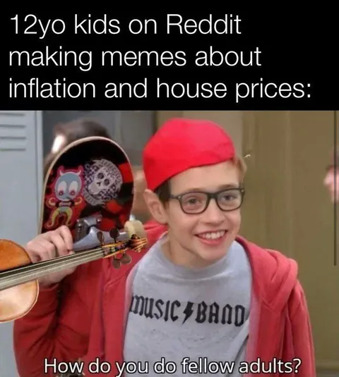 12yo Kids Making Inflation Memes