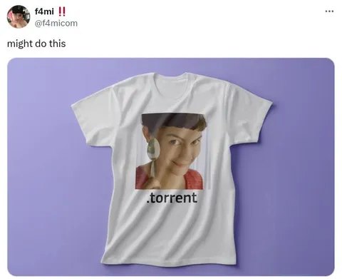 Torrent Shirt Idea