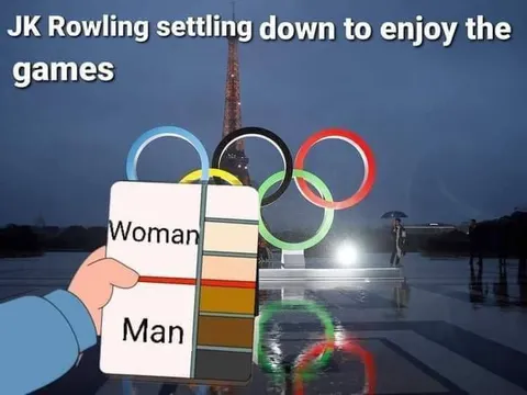 JK Rowling Enjoys the Games