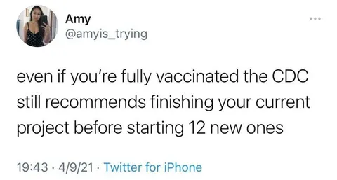 CDC Recommends Finishing Projects