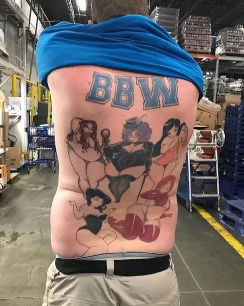 BBYW Tattoo Pinup Back