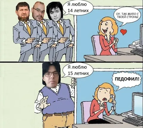 Я люблю 14-летних и 15-летних