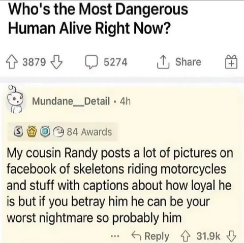 Randy the Dangerous Cousin