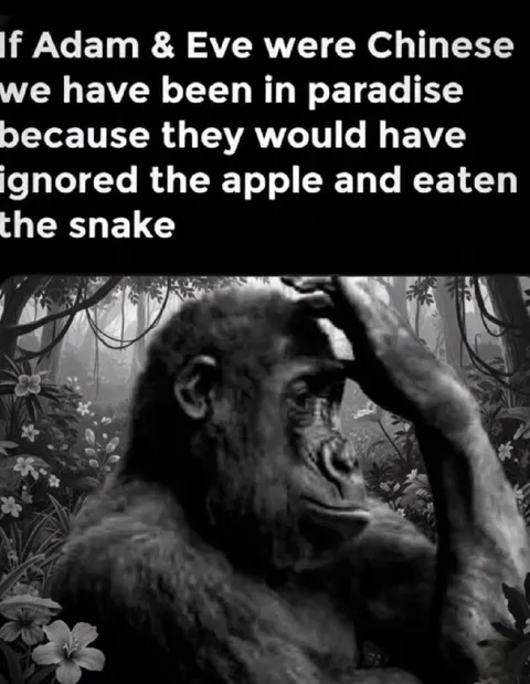 Adam and Eve Ignore the Apple