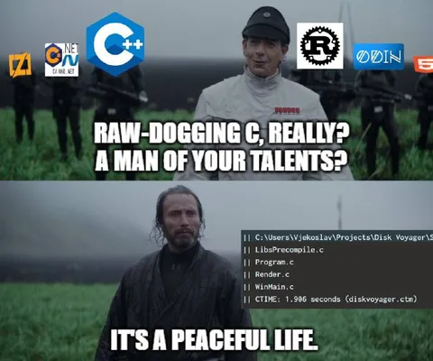 Raw-Dogging C Instead of C++