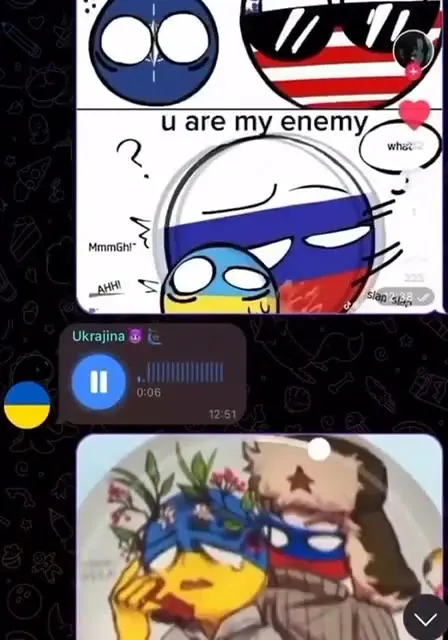 Ukraine x Russia Enemy Meme
