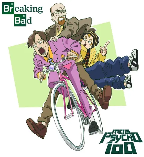 Breaking Bad Mob Psycho Crossover