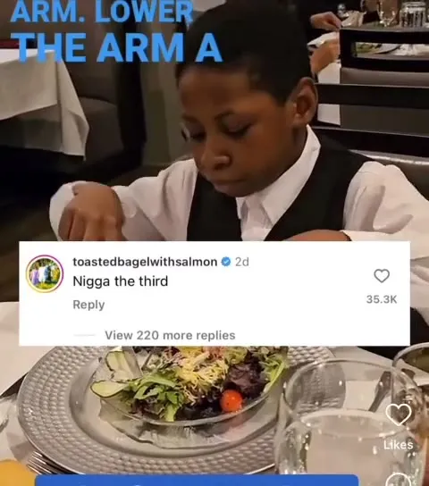 Boy Cuts Salad While Being Heckled