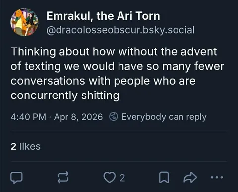 Texting While Shitting