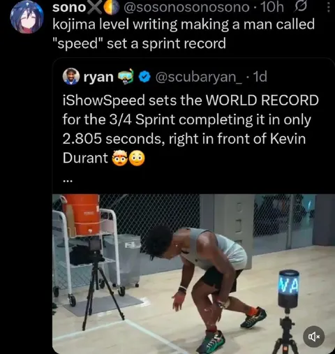 iShowSpeed Sets a Sprint Record