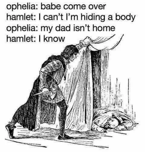 Hamlet Hiding a Body