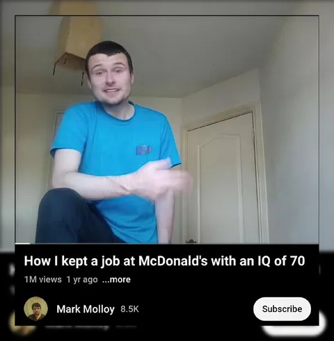 Keeping a McDonald's Job With IQ 70