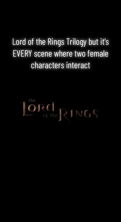 Every Female Interaction in LOTR
