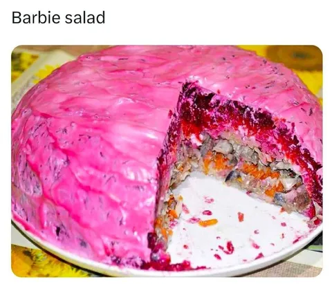 Barbie Salad Reveal