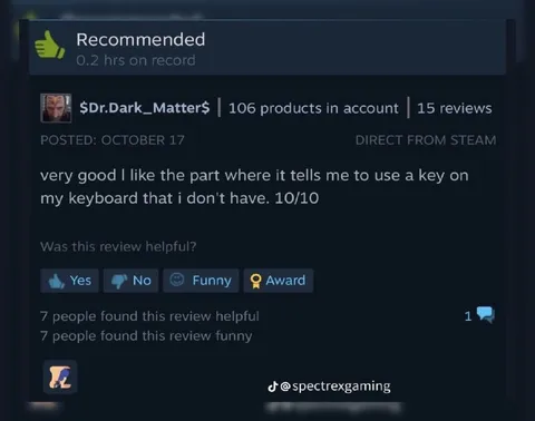 Keyboard Key Review Fail