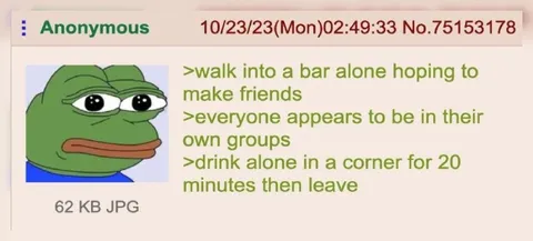 Pepe Fails to Make Friends