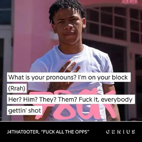 Everybody Getting Shot Pronouns