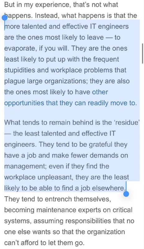 The IT Residue Problem