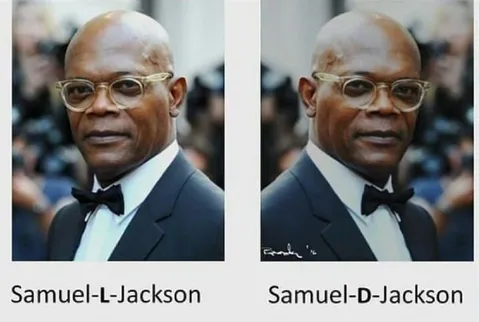 Samuel L Jackson vs Samuel D Jackson