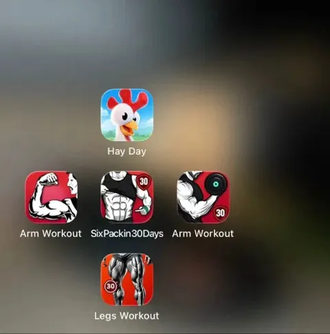 Hay Day Versus Workout Apps