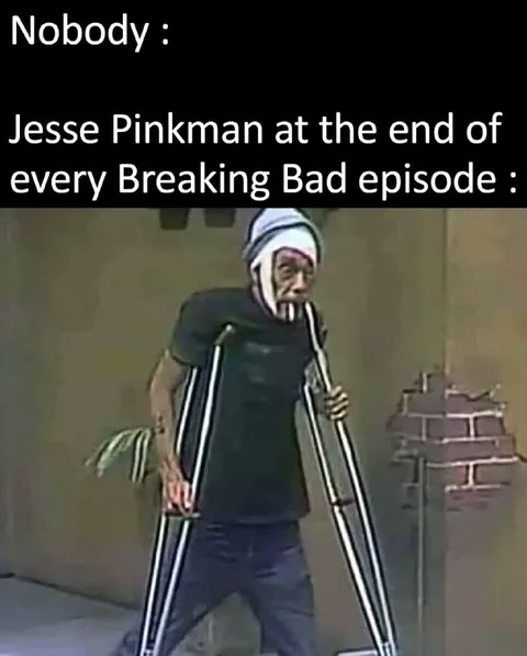 Jesse Pinkman at Every Episode's End