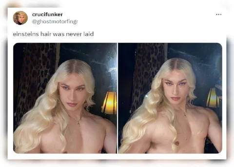 Einstein’s Hair Was Never Laid