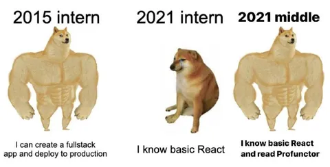 Intern Skill Progression Meme