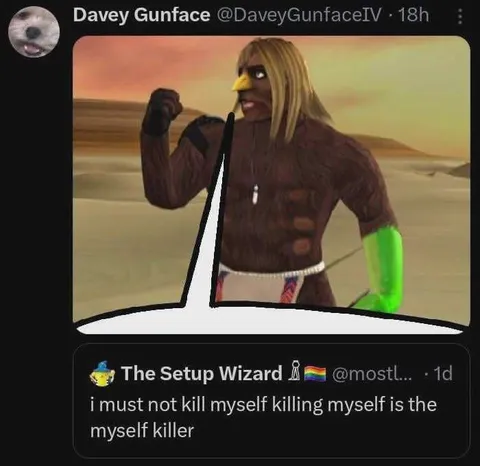 Killing Myself Is the Myself Killer