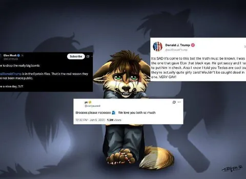 Elon and Trump Furry Drama