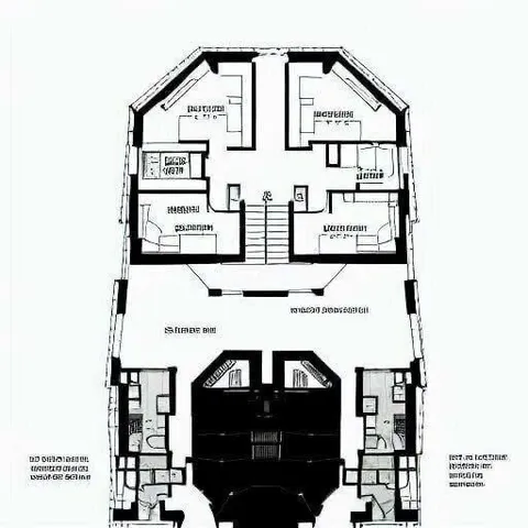 Absurdly Complicated House Floor Plan