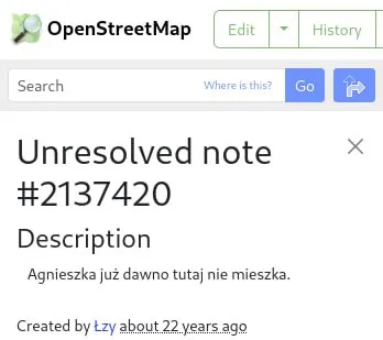 Agnieszka już tu nie mieszka