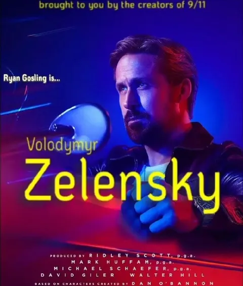 Ryan Gosling as Zelensky