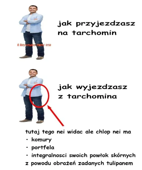 Przyjeżdżasz i wyjeżdżasz z Tarchomina