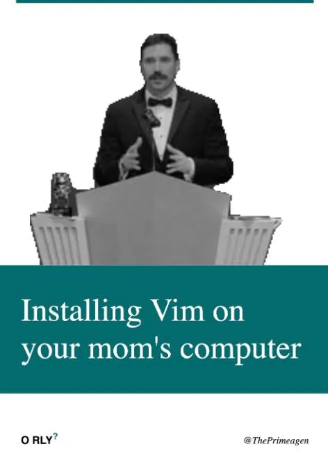 Installing Vim on Mom's Computer