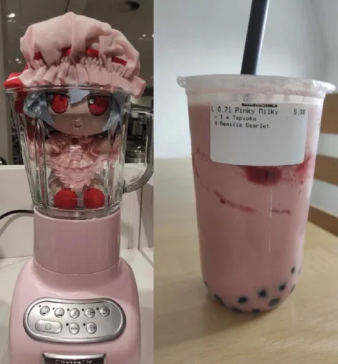 Remilia Scarlet Bubble Tea