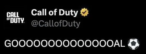 Call of Duty Celebrates a Goal