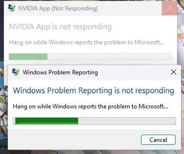 Windows Reporting NVIDIA Not Responding
