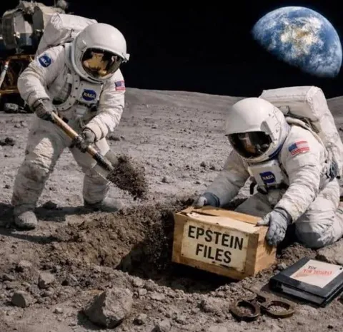 Astronauts Digging Up Epstein Files