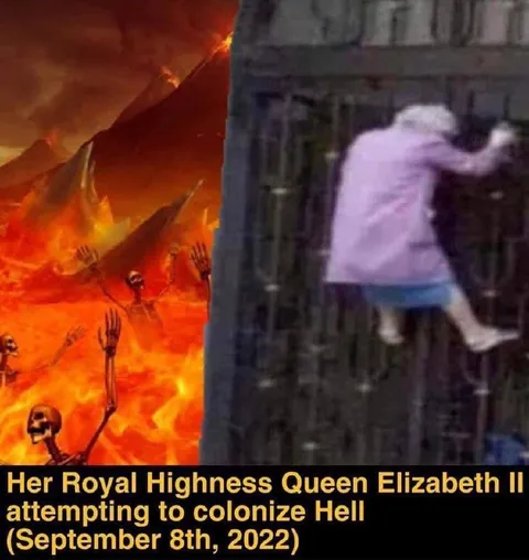 Queen Elizabeth Colonizes Hell