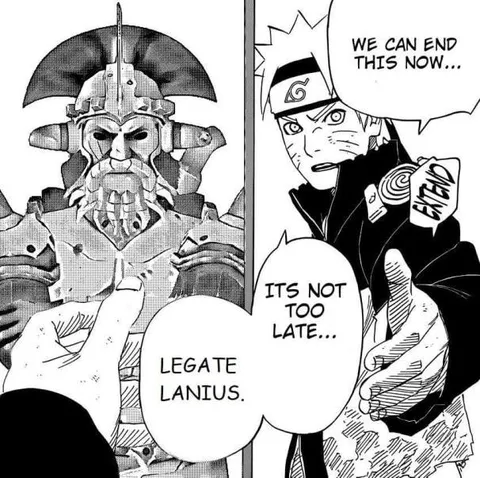 Naruto Talks to Legate Lanius