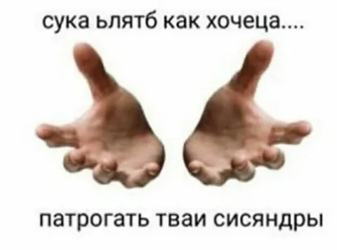Хочется потрогать сисьяндры