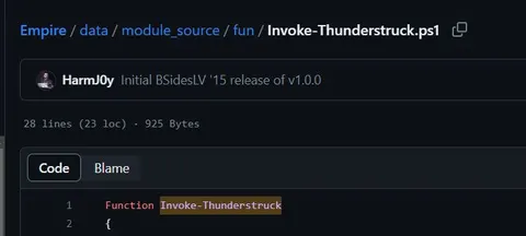 Invoke-Thunderstruck PowerShell