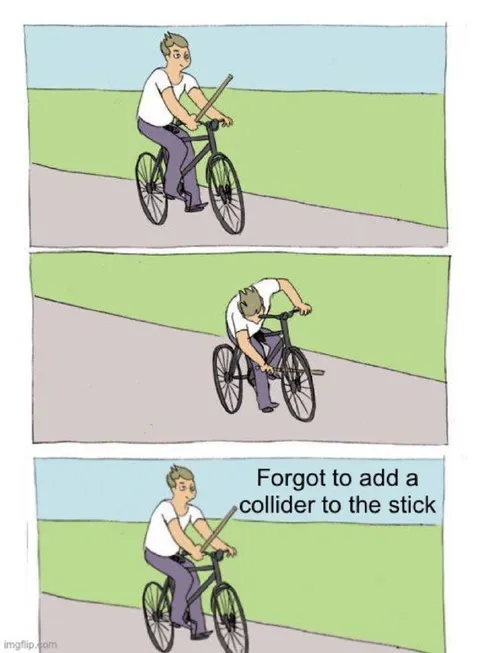 Forgot to Add a Collider