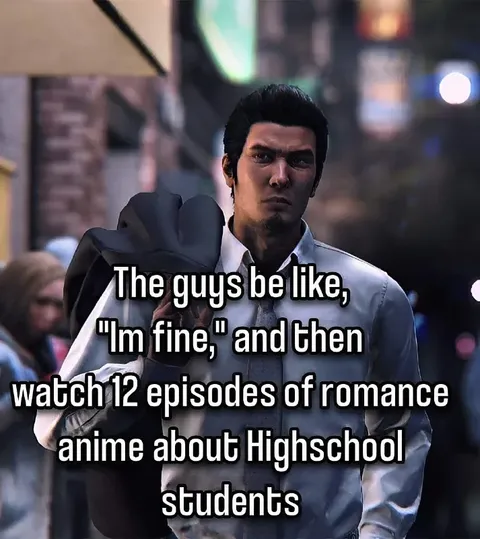 Guys Watching Romance Anime