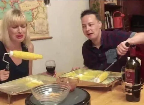 Кукуруза и штопор на дрели