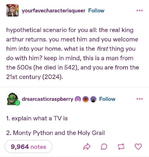 King Arthur Meets the Modern World